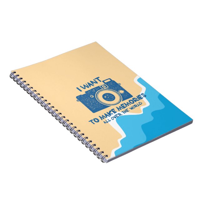 Modern Cute Travel Journal Backpacker Globetrotter (Right Side)