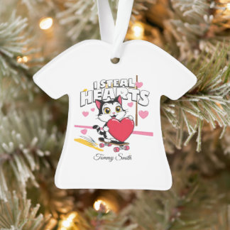 Modern Cute Valentine Ornaments for Girlfriend