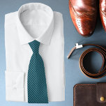 Modern Cyan Diamond Pattern Neck Tie<br><div class="desc">Modern Cyan Diamond Pattern Neck Tie features an elegant and stylish modern cyan and white diamond pattern. Perfect for weddings, groomsmen, Father's Day, birthday gift for Dad or Grandpa and more. Designed by ©Evco Studio www.zazzle.com/store/evcostudio</div>