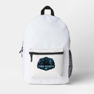 Modern Cyber Security Shield Graphic Backpack
