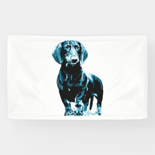 Modern dachshund design   banner
