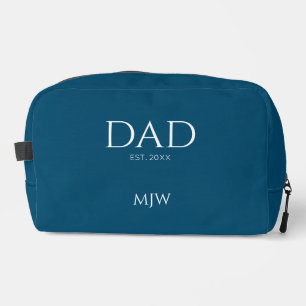 Modern Dad Established monogram Dopp Kit