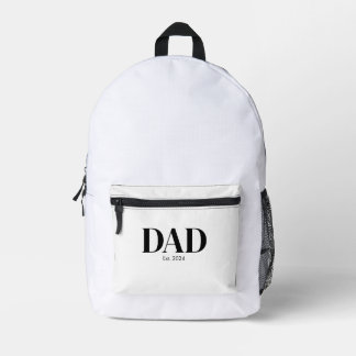 Modern Dad Established Printed Backpack