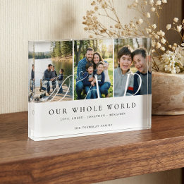 Modern Dad Photo Collage Fathers Day keepsake Gift