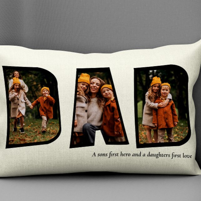 Modern Dad photo script  Lumbar Pillow (Creator Uploaded)