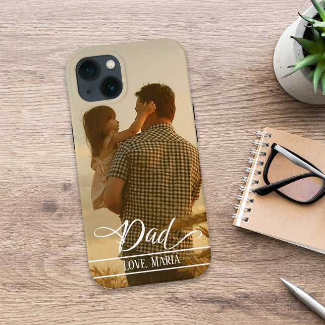 Modern Dad Stylish Photo Trendy  Case-Mate iPhone Case (Creator Uploaded)