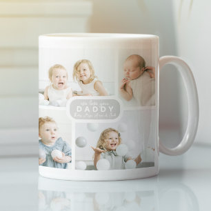 Modern Daddy 4 Photo Grey Coffee Mug