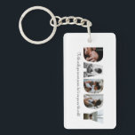 Modern Daddy Photo Collage, Father Gift Keepsake Keychain<br><div class="desc">This is a keychain with a photo collage that spells out the word DADDY along with a custom message. This is the perfect gift for dad for father’s day,  his birthday or Christmas.</div>