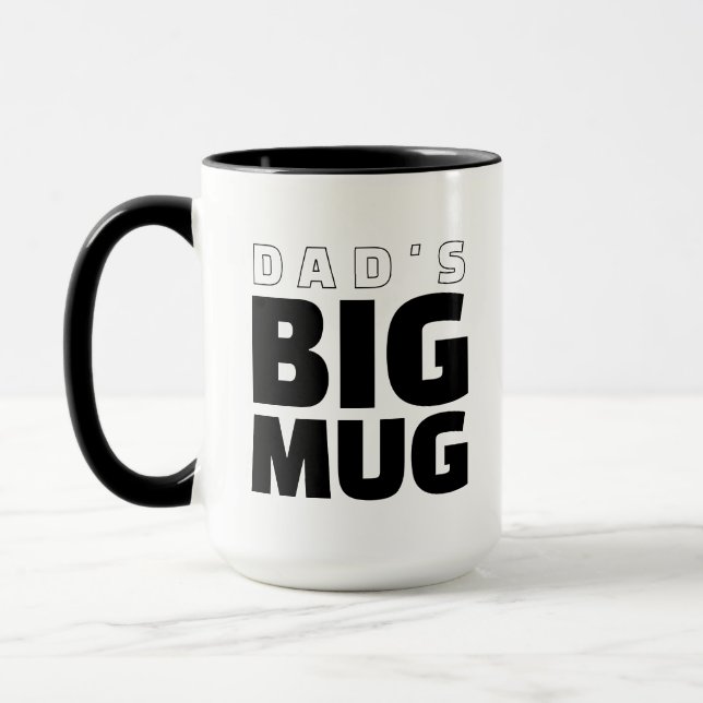 Modern Dad's Big Mug Father's Day  (Left)
