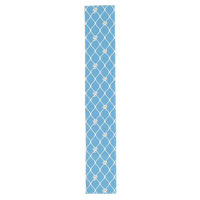 Modern Daisies Table Runner (Front)