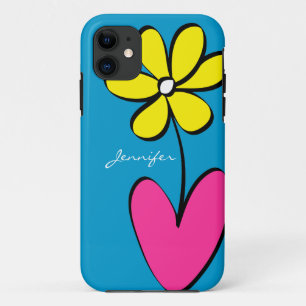 Modern Daisy Personalized iPhone 5/5S Case