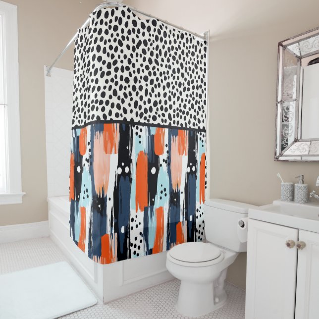 Modern Dalmatian Dog Abstract Pattern (In Situ)
