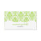 Modern Damask Green Personalized