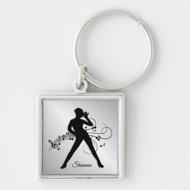 Modern Dance Personal Keychain (Front)