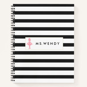 Modern Dance Teacher Personalized Notebook