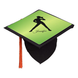 Modern Dance with Name Graduation Cap Topper