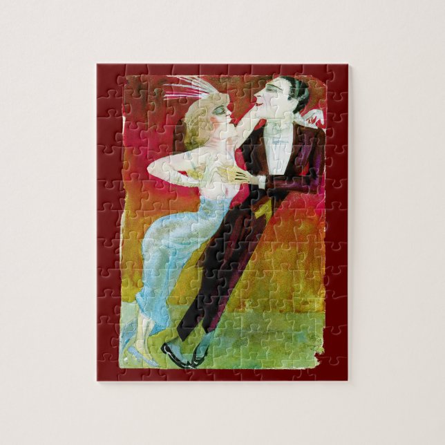 Modern Dancing Couple by Otto Dix Jigsaw Puzzle (Vertical)