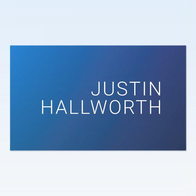 Modern Dark Blue Gradient & Minimal Editable Text Sticker (Creator Uploaded)