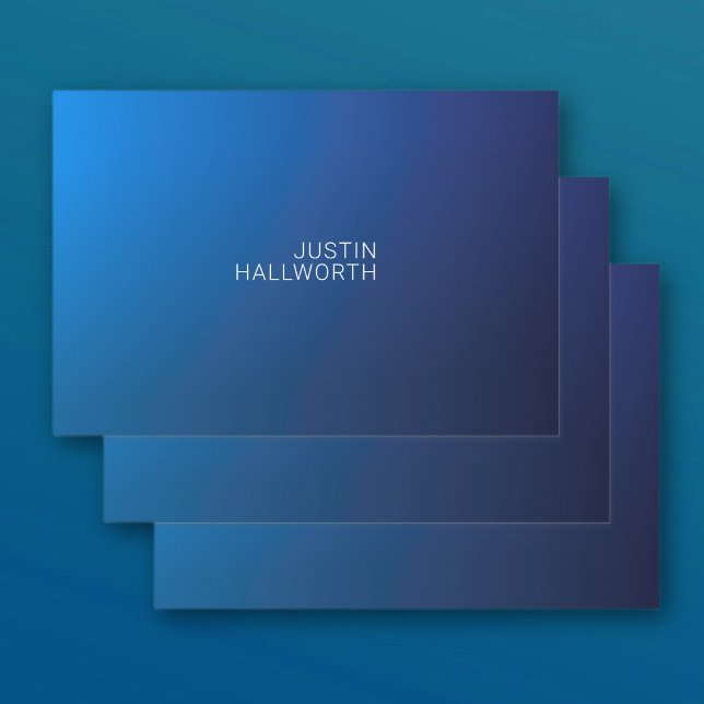 Modern Dark Blue Gradient & Minimal Editable Text Wrapping Paper Sheet (Creator Uploaded)