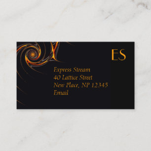 Modern Dark Business Card