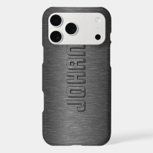 Modern Dark-grey Brushed Aluminum Background