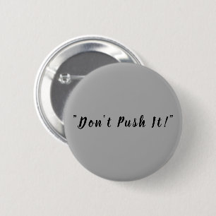 Modern Dark Grey Solid Customizable Round Button