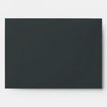 Modern Dark Slate Green Wedding Return Address