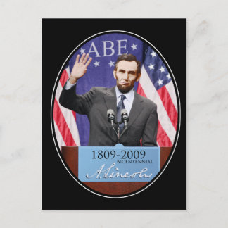 Modern Day Abraham Lincoln Postcard