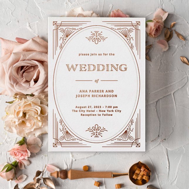 Modern Deco | Elegant Rose Gold Wedding (Creator Uploaded)