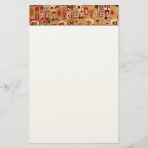 Modern Decorative Abstract Stationery
