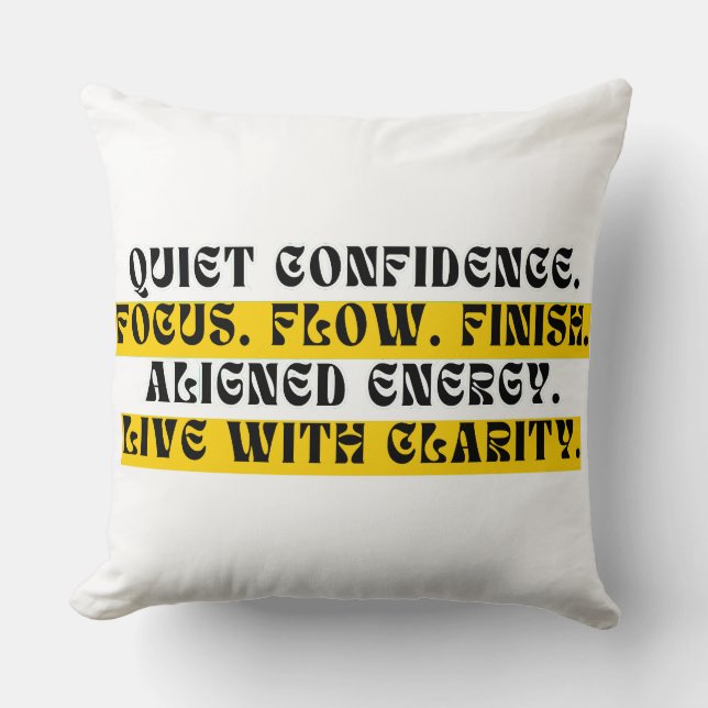 Modern Decorative Throw Pillow – Minimalist (Front)