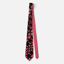 Modern Deep Red Colour DF5264c Cute Neck Tie