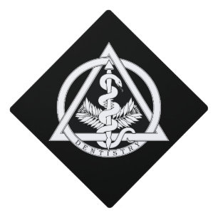 Modern Dental School Dentistry Graduation Cap Topper