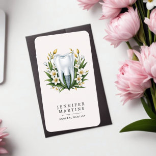 Modern Dentist Logo Business Card
