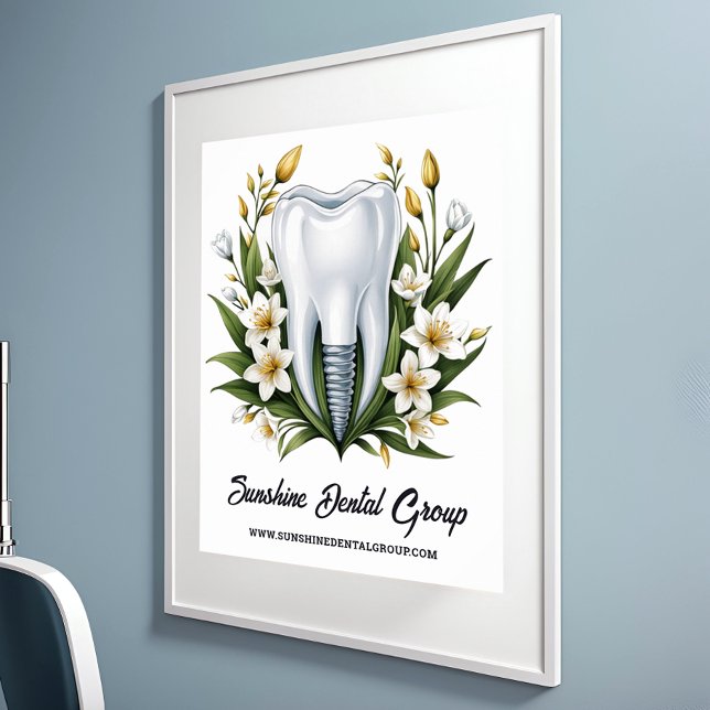 Modern Dentist Logo  Poster (Creator Uploaded)