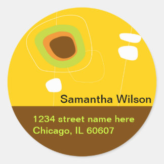 Modern Design Address Label