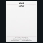 Modern Design Business Professional Letterhead<br><div class="desc">You Business Office Letterhead with Logo - Add Your Logo - Image / Address - Contact Information - with Customization Tool. Choose Your Colours / Font / Size !</div>