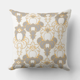 Modern design, elegant pattern, abstract flowers throw pillow