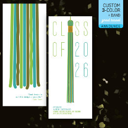 Modern Design Graduation Announcement | Colour-Edi