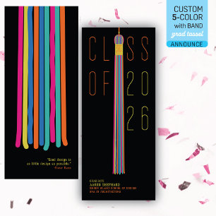 Modern Design Graduation Announcement   Colour-Edi
