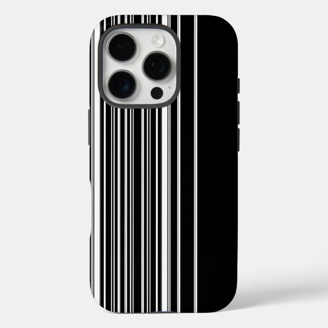 Modern Design in Black and White Case-Mate iPhone Case (Back)