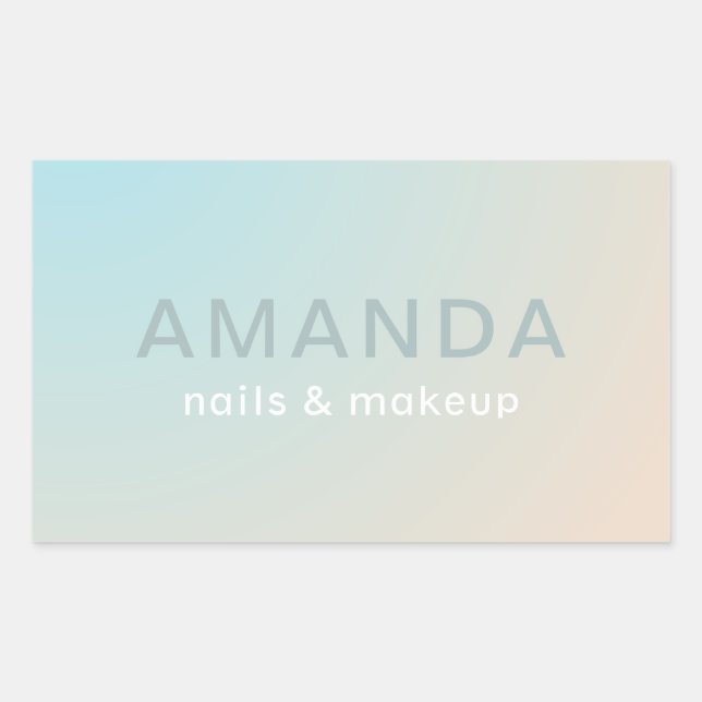 Modern design in Minimalist style Sticker (Front)