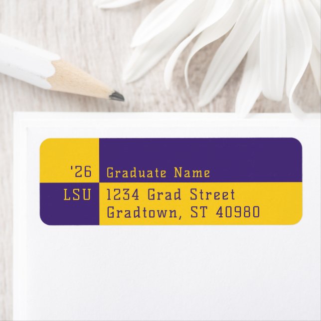 Modern Design School Colours Return Address (Insitu)