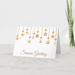 Modern Design Season's Greetings Christmas Card