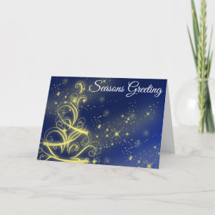 Modern Design Season's Greetings Christmas Card