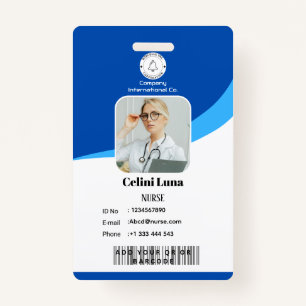 Modern Design with EMT Barcode Integration Badge