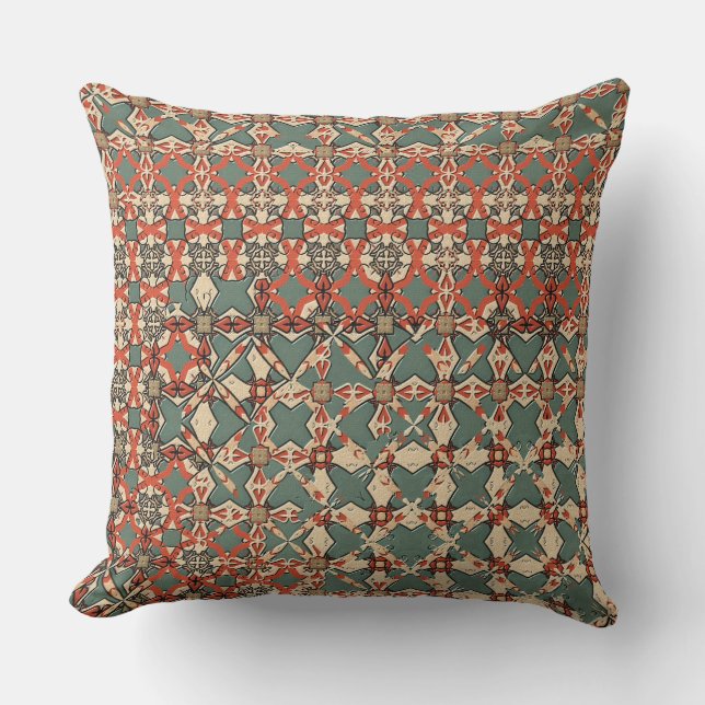 Modern Designer Throw Pillow (Front)