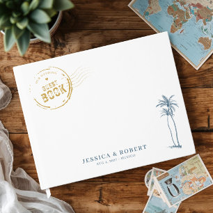Modern Destination Wedding Guest Book