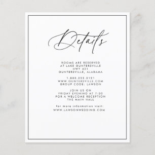 Modern Details Card