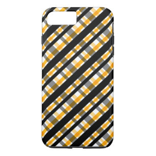 Modern Diagonal Autumn Plaid Pattern Case-Mate iPhone Case
